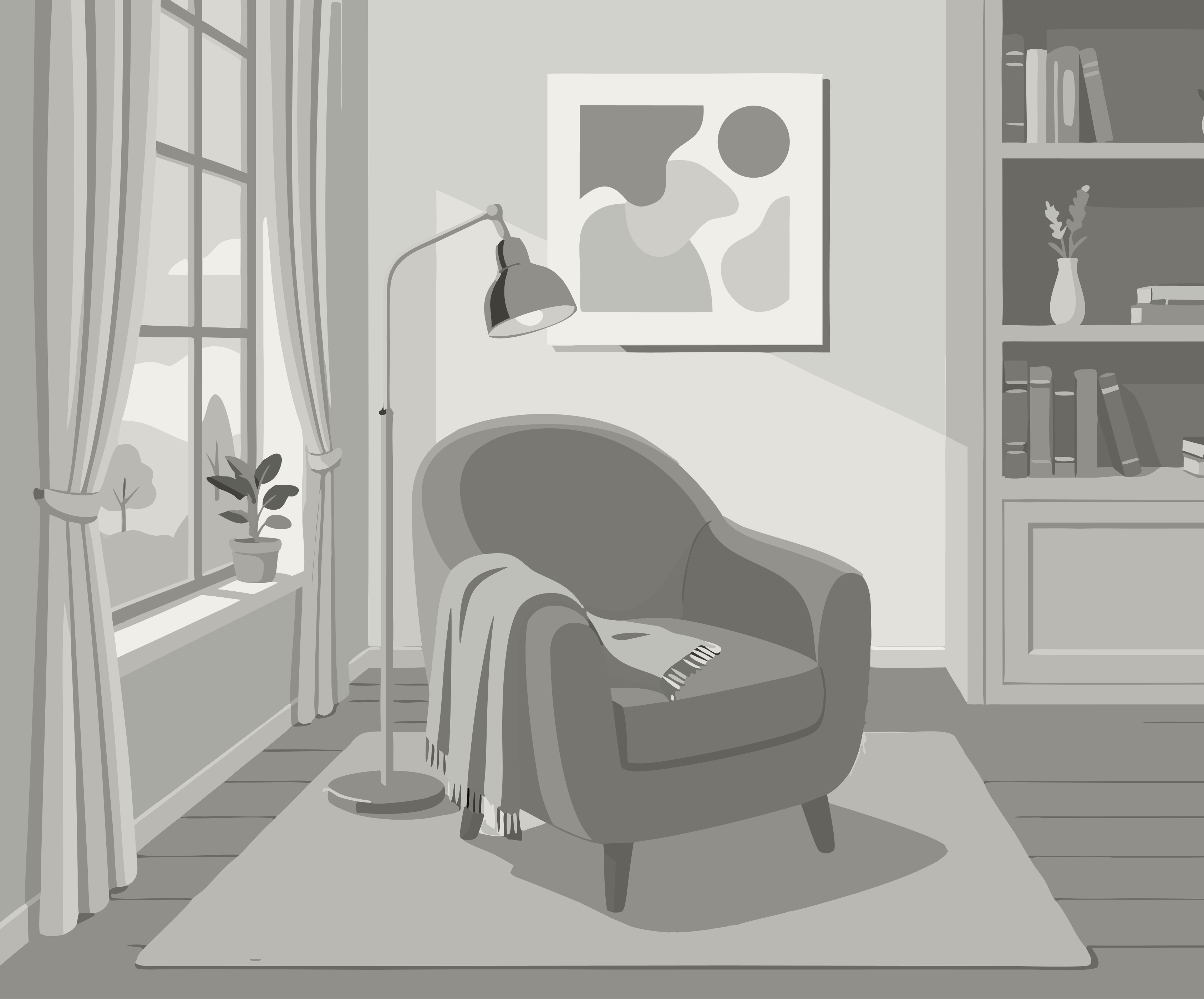 Dreibettzimmer mit Badewanne